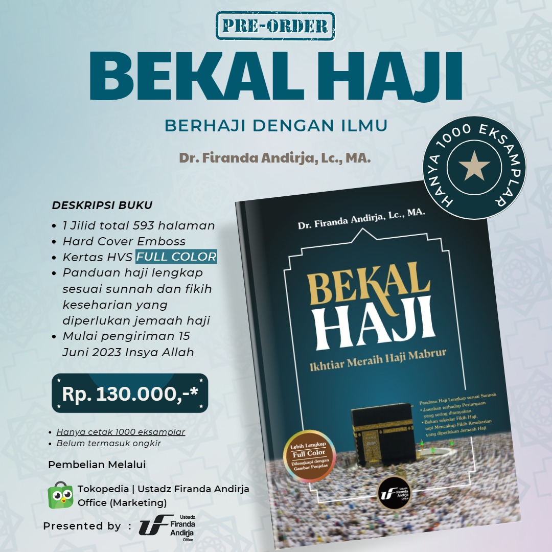 Dicetak terbatas, segera miliki. Link Pre-Order : tokopedia.link/uMXacyUewzb