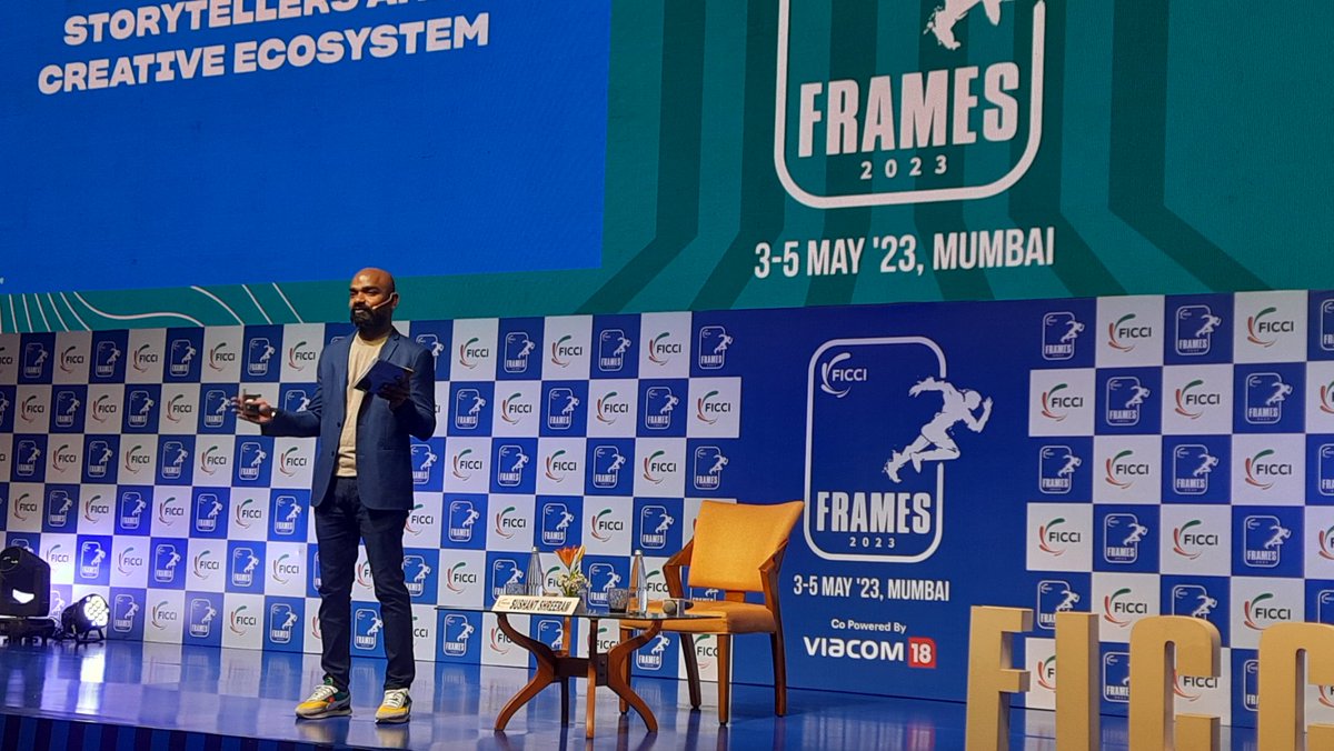 What unites Indian audiences is our love for entertainment- @sushantsreeram #FICCIFRAMES2023