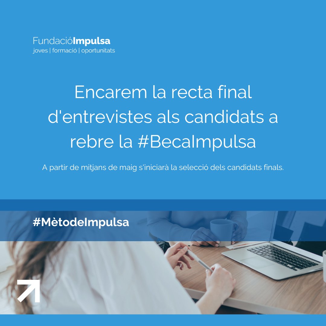 FundacioImpulsa's tweet photo. 🔵Procés #BequesImpulsa: L'equip psicopedagògic està fent aquests dies les darreres entrevistes als #joves candidats a rebre la #BecaImpulsa [FIL👇] https://t.co/kwUhrmKhbG