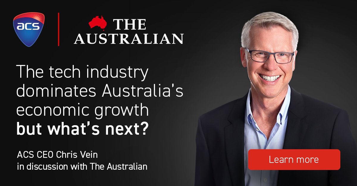 ACS CEO Chris Vein has called on the Government to prioritise skills and diversity, equality and inclusion to maintain the tech industry’s growth. Do you support his calling for greater acknowledgment of the tech industry? Learn more: bit.ly/3VvWLBI (subscription only)