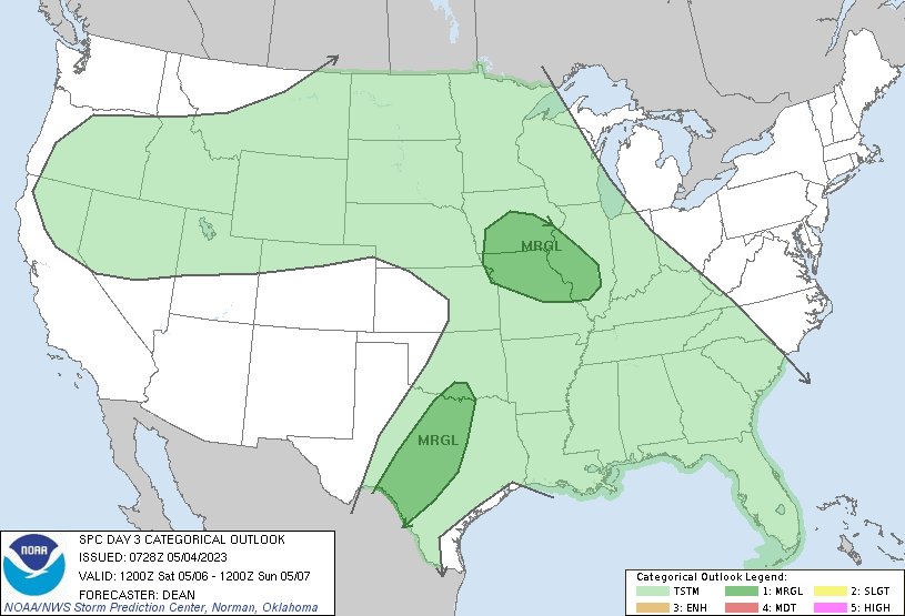 NWS Storm Prediction Center tweet media
