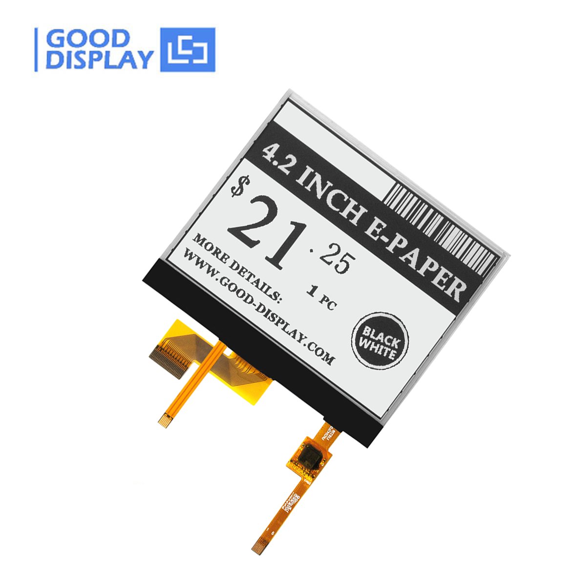 GoodDisplayCN's tweet image. buy-lcd.com/products/42-in…
☝️☝️☝️#epaper with #CTP #frontlight #SSD1683 #eink