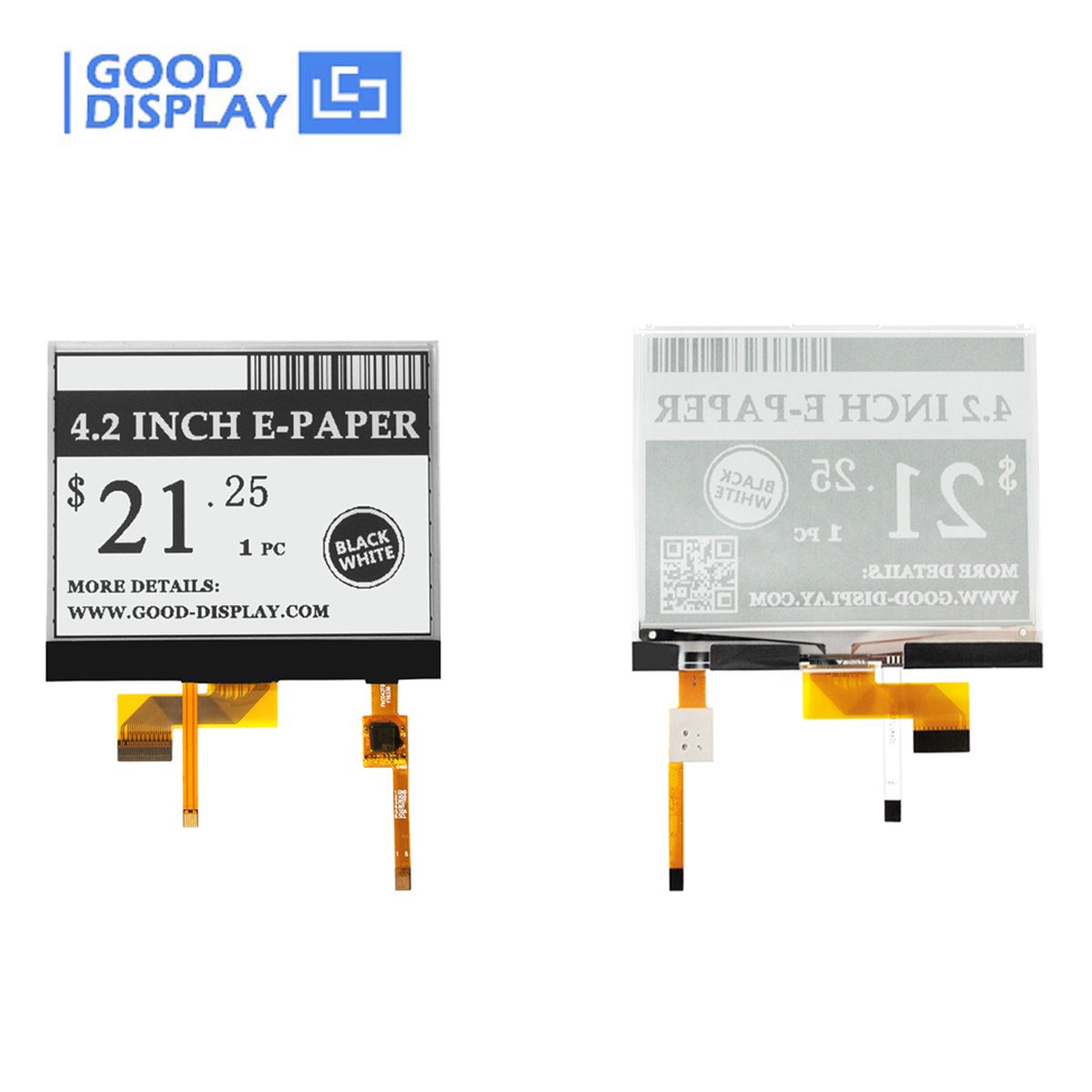 GoodDisplayCN's tweet image. buy-lcd.com/products/42-in…
☝️☝️☝️#epaper with #CTP #frontlight #SSD1683 #eink