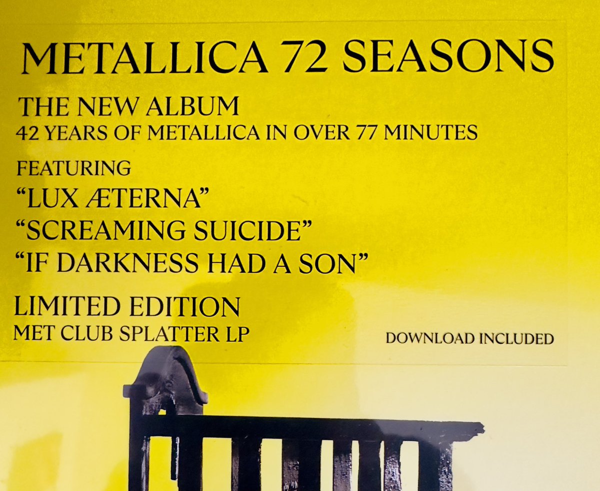 Zielony666's tweet photo. FCK Yeaaaah !!!! @Metallica made my Day \m/ #Metallica #Metclub #Vinyl https://t.co/R4uhKgClXO