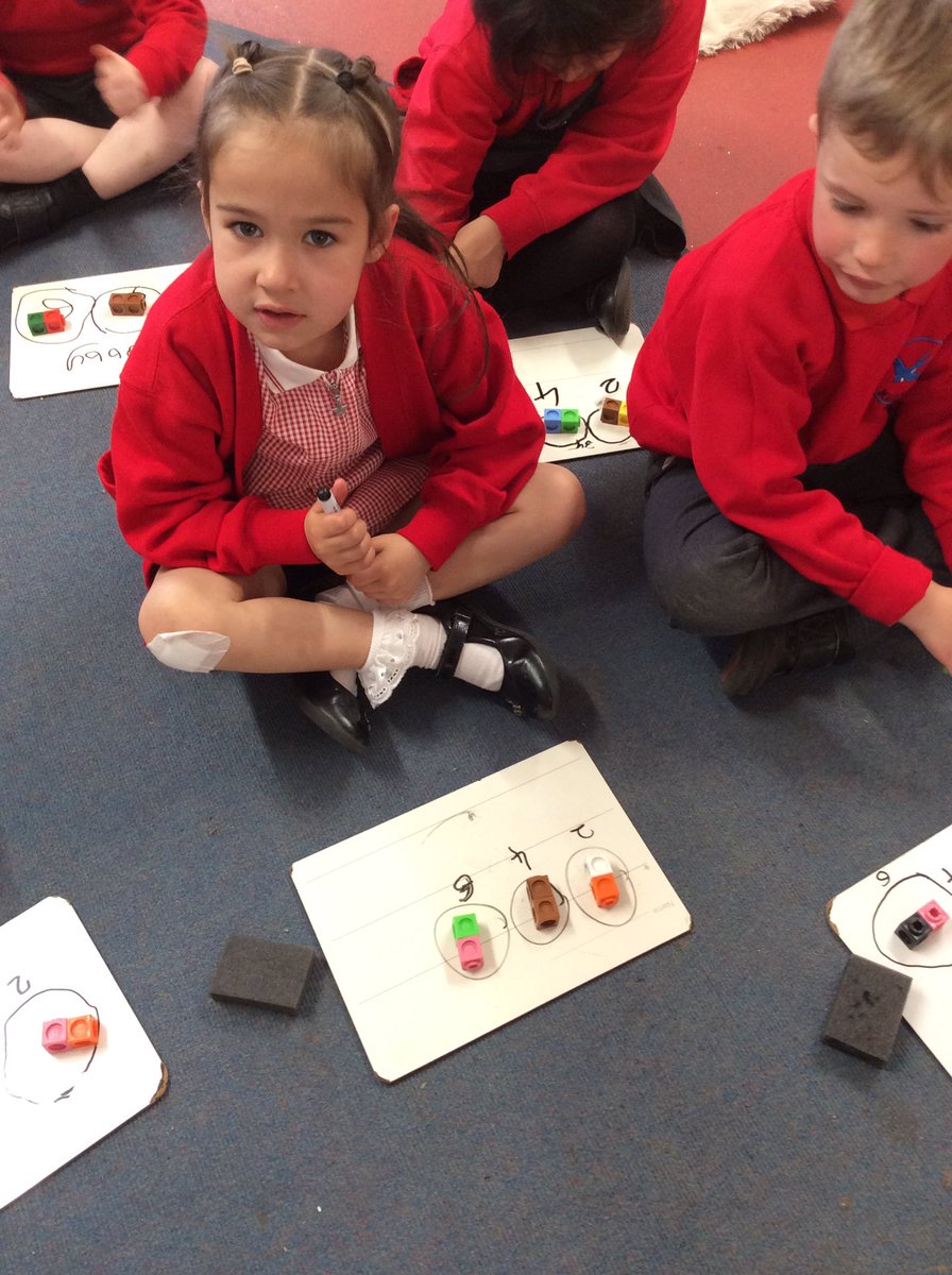 MaundeneSchool's tweet photo. Doves class have been learning to count in twos. During our Maths lesson we used the Unifix cubes to support our learning. #two #skipcount #maths https://t.co/O3rGOYnCSi