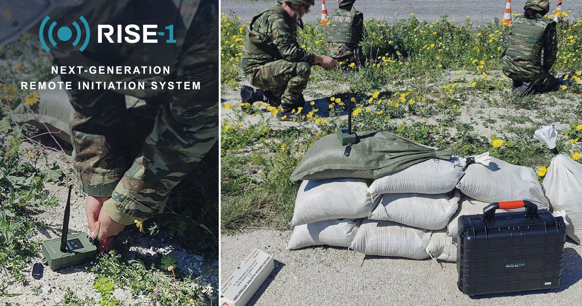 RSIEurope's tweet photo. RSI Europe performed several tests confirming capabilities of RISE-1. Some examples of successfully initiated detonations:
✓ From a distance of 14 km
✓ From a 1.5 m deep bunker
✓ From a moving car
✓ Detonation using a jammer
#militaryequipment #remoteinitiation #smartdefense https://t.co/wY2mh6PPol