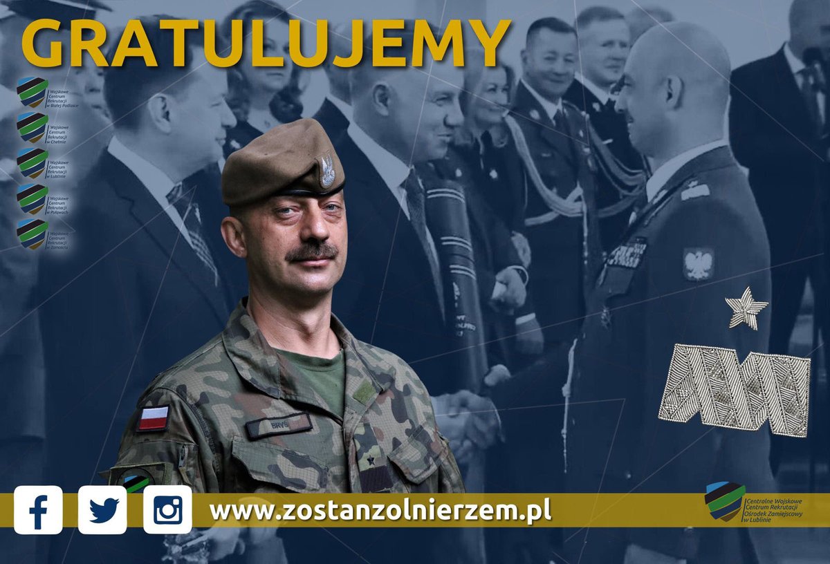 JerzyFlis's tweet photo. Panie Generale, jeszcze raz gratuluję w imieniu własnym oraz wszystkich żołnierzy i pracowników #OZCWCRLublin, @WCR_Biala_Podl, @WCR_Chelm, @WCR_Lublin, @WCR_Pulawy i @WCR_Zamosc https://t.co/UR7mjjfYAR