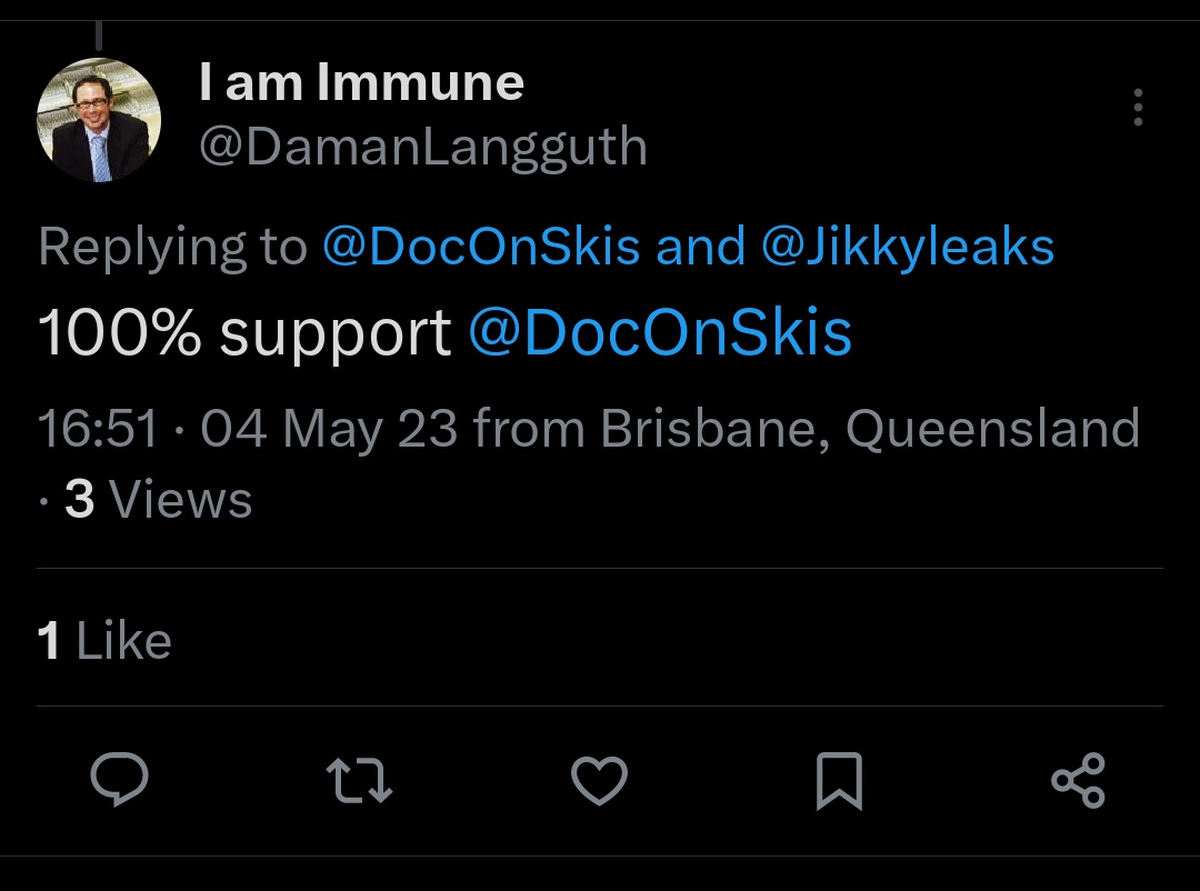 Jikkyleaks's tweet photo. @DamanLangguth @DocOnSkis Chris Cole has publicly implied that those in low SES brackets are stupid and denigrated up to half the surrounding population.
Did you read his tweets before making this endorsement?
Do you think it's ok to denigrate Australian patients on twitter? https://t.co/ZcysLLQlgc