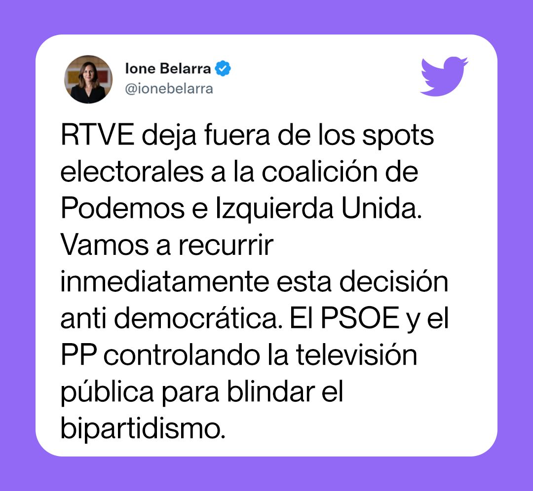 CarnCharo's tweet photo. @PabloIglesias Pablo.......¿Es cierto ésto?.
Me parece tan injusto😔.
Buen día para todos 💜. https://t.co/sVbnZfbiDA