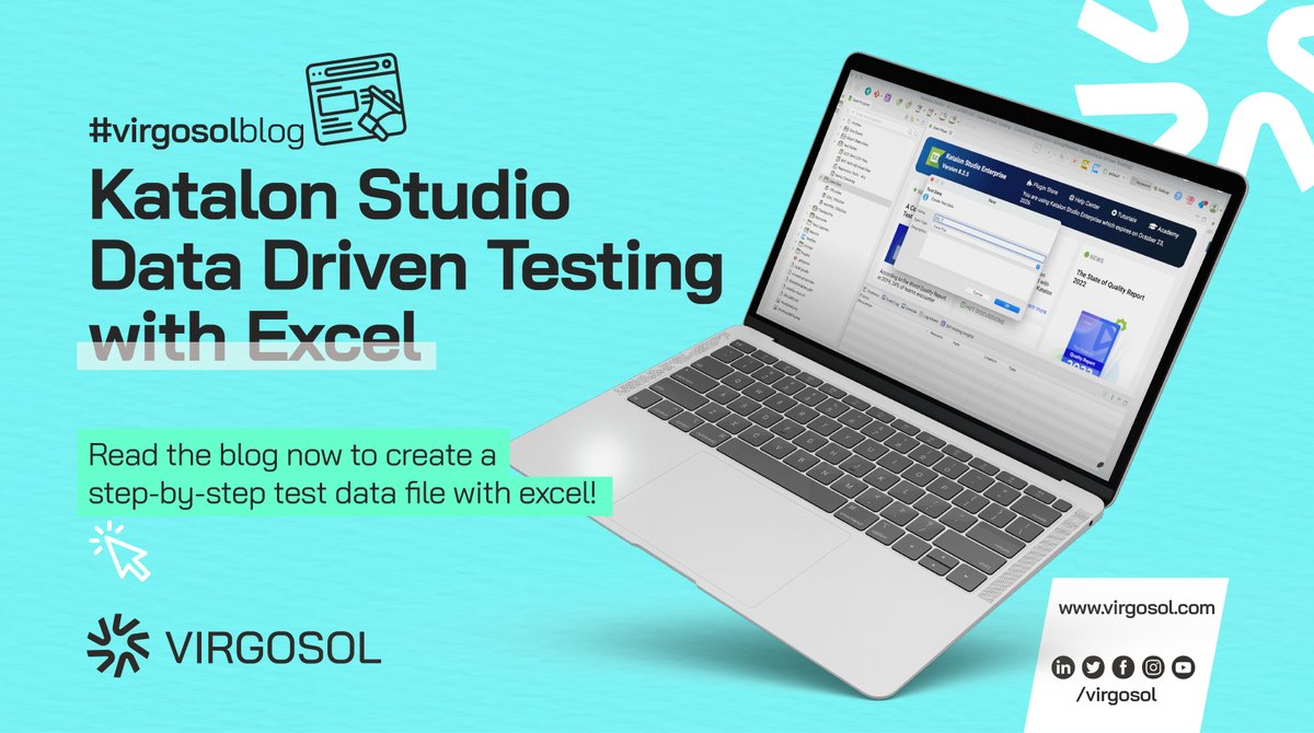 virgosol_sm's tweet image. In this article, we have explained step by step how to create a test data file with Excel for you. Data Driven Testing Application with Katalon Studio Excel is now on the blog! ⬇
lnkd.in/dc4pajnw
#SoftwareTesting #TestAutomation #DataDrivenTesting #KatalonStudio