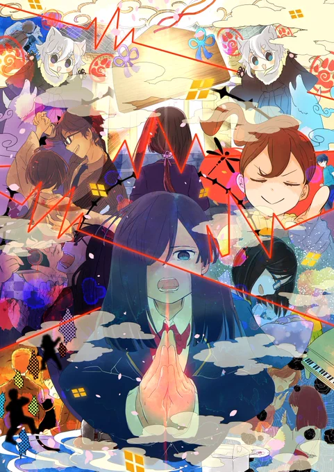 【#ゴールデンウィークSNS展覧会2023】 絵馬コンが楽しかったので昔～最近描いたサンホラのイラストを再掲です ▼Pixivでも見れます。 絵馬に願ひを!  Nein  Märchen  Moira 