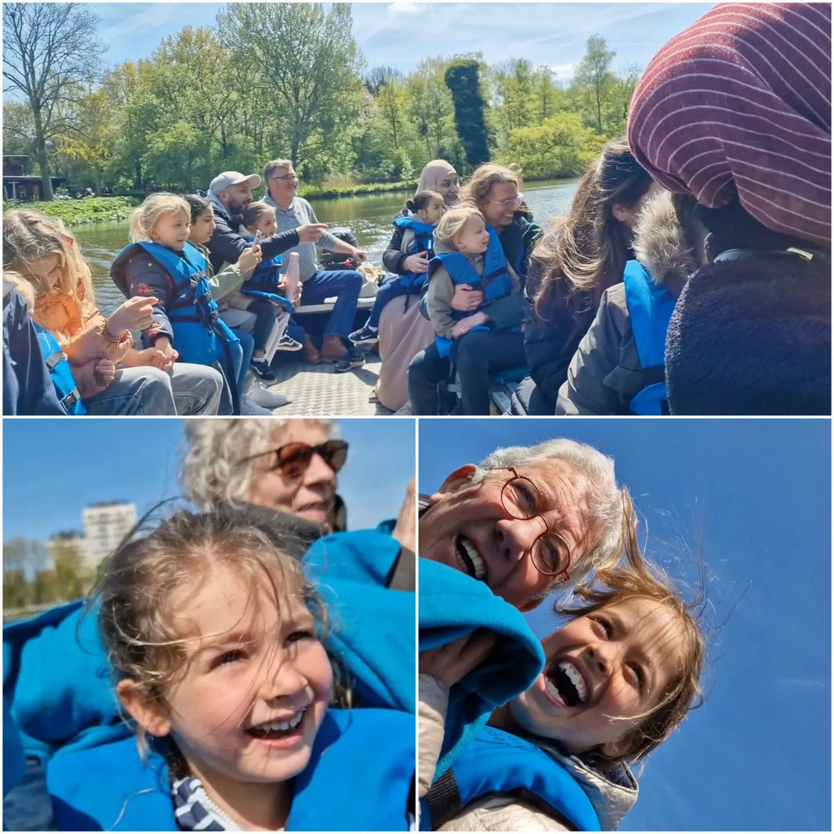 deNatureluur's tweet photo. En ondertussen wordt op het water ook genoeg beleefd. Schippers Peter en Richard en gids Marjori hebben elke keer weer een enthousiaste groep in de boot. Gezellig hoor! ⛵️💦⚓️
#vaarexcursie #gefladder #sloterpark #sloterplas #natuurbeleving https://t.co/IK4MrKpkKD
