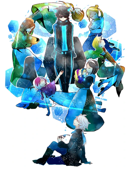 【#ゴールデンウィークSNS展覧会2023】 絵馬コンが楽しかったので昔～最近描いたサンホラのイラストを再掲です ▼Pixivでも見れます。 絵馬に願ひを!  Nein  Märchen  Moira 