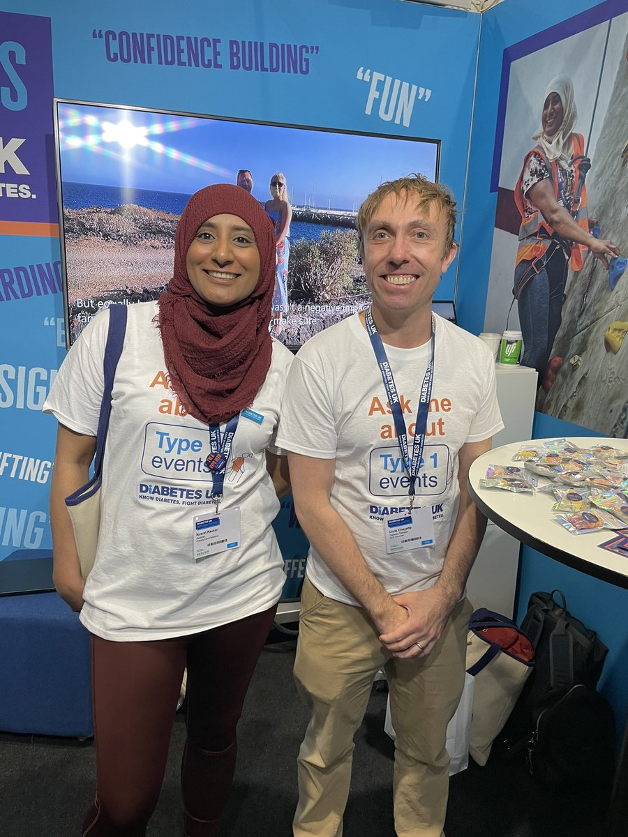 NusratkRD's tweet photo. @chrischeyette Exciting stuff!! Great for networking and learning!
Forgot to tweet our fun time together volunteering for #type1events team at #DUKPC2023 last week looking for #HCP volunteers to support the #type1events for children & young people!
#type1diabetes #volunteering #learning https://t.co/aELVmCHTy5
