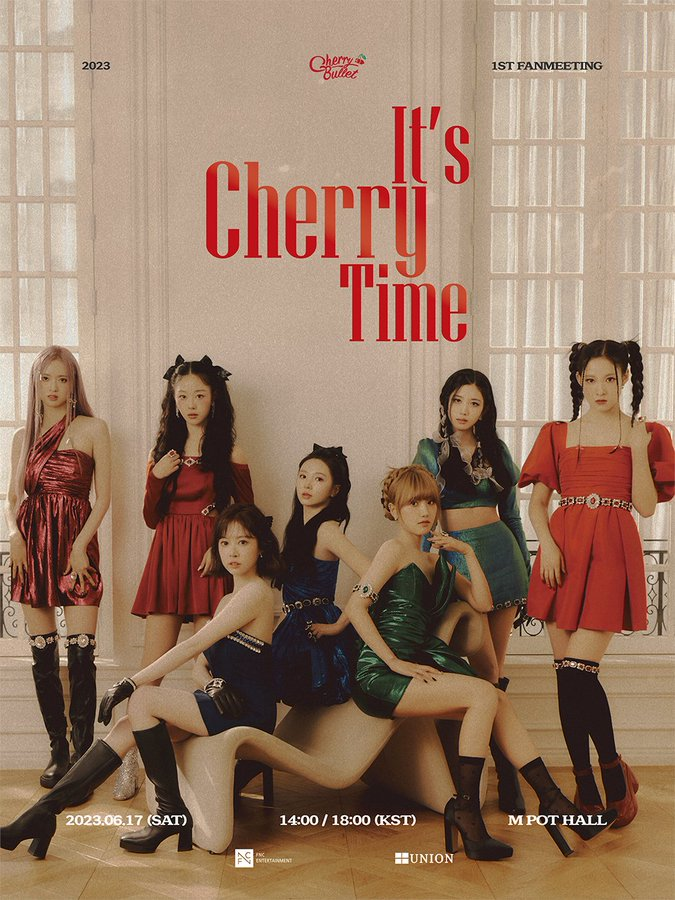 CherryBullet_Fr's tweet image. ❲ FANMEETING ❳ ⇝ 040523

Il a été annoncé que les filles réaliseront leur premier Fanmeeting ! Prévu pour le 17 Juin, il se nomme "2023 Cherry Bullet 1ST FANMEETING &amp;lt;It’s Cherry Time&amp;gt;" :

🍒 weverse.io/cherrybullet/n…

#CherryBullet #체리블렛 #CherryTime #이츠체리타임