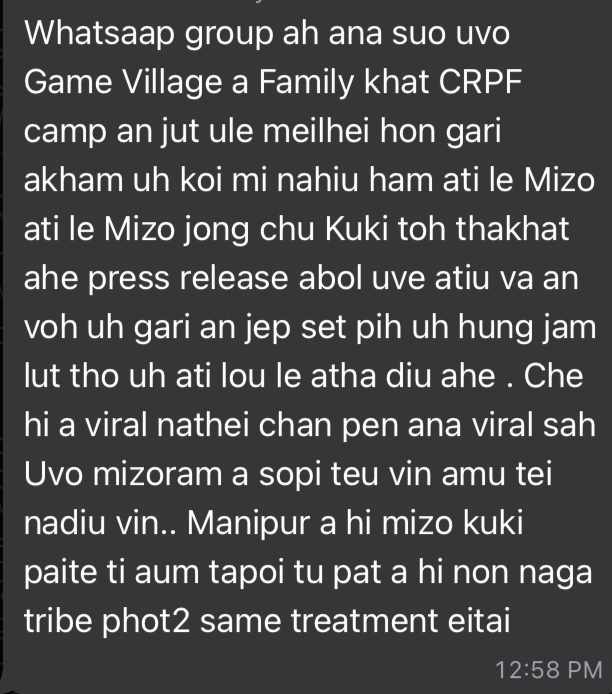 LazyJoute's tweet photo. Dear Mizoram CM Respected sir,
See they've started with your people again @ZoramthangaCM  #manipurisburning #manipurisburning #ManipurViolence #savetribals #TribalLivesMatter https://t.co/UlgvWgRmjD