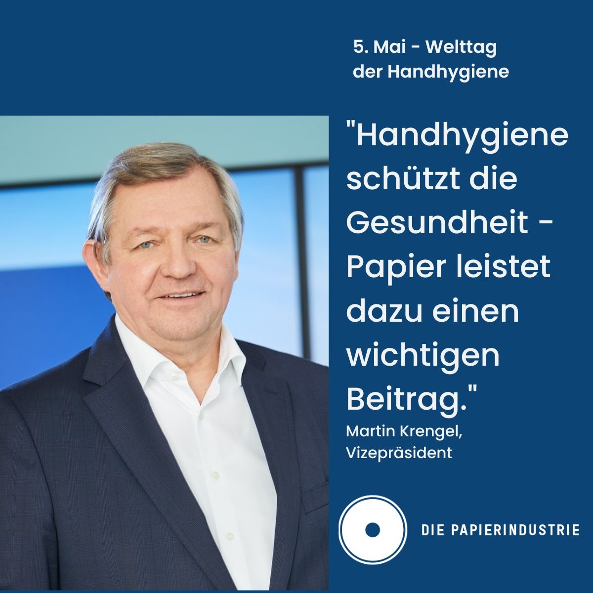 Am 5. Mai ist unter dem Motto „Save Lives – clean your hands“ der #WelttagderHandhygiene . Studien haben ergeben, dass dem Händetrocknen eine wichtige Rolle dabei zukommt. Händetrocknen mit Papier ist die hygienischste Trocknungsvariante. #Papier #Hygiene sauberehaende.de