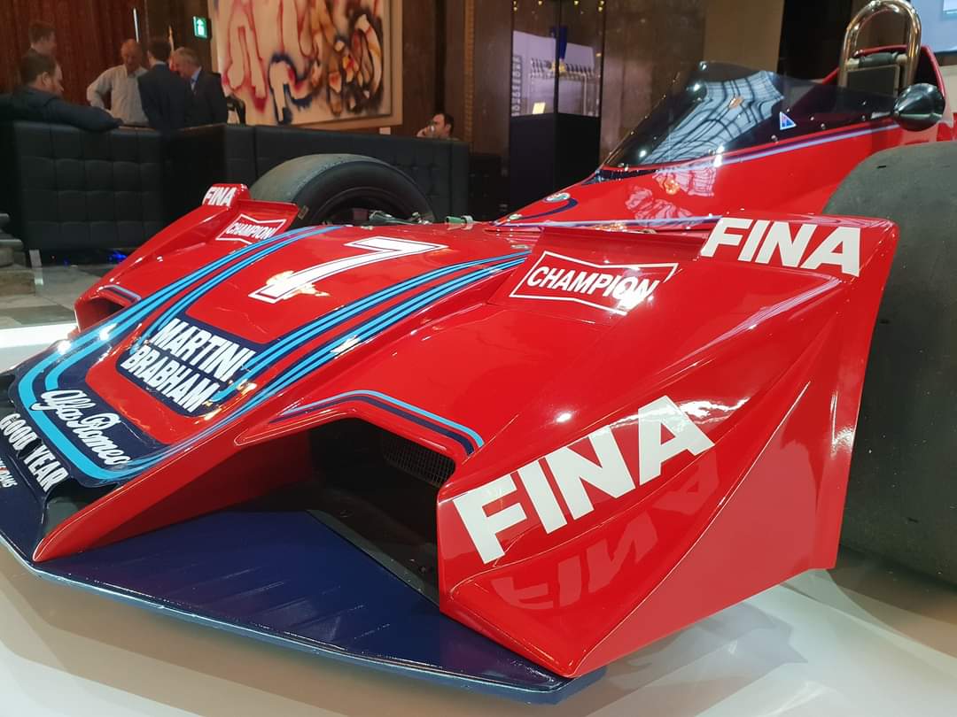 Warren_S_Nel's tweet photo. @TheBishF1 A stunning race car that I saw on this day 5 years ago at Australia House with thanks to @brabsracer.
#brabham
#projectbrabham https://t.co/Ja7JJe7kll