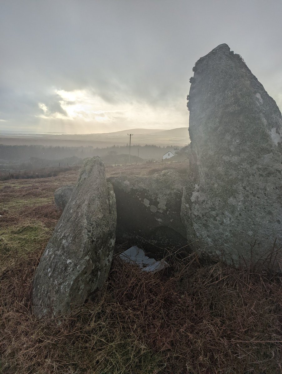 Achillsights's tweet photo. Colapssed Neolithic Portal tomb (Dolmen) on the side of Slievemore cira 5000 years old, Achill, Co Mayo #Archaeology #neolithic #tomb @irarchaeology @Archaeology_Irl @IAIarchaeo @achill_heritage @Achilloralhist https://t.co/gHwfyUAt7x