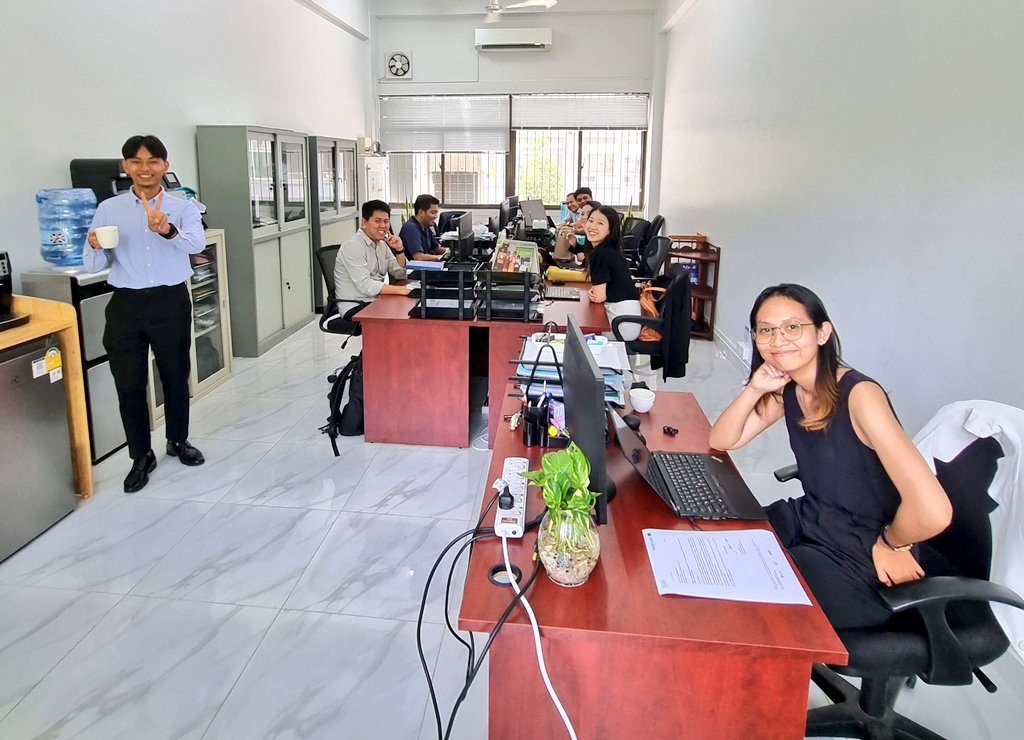 FrankRijsberman's tweet photo. Good to see our nice @GGGICambodia office https://t.co/dpVVaZZ77g