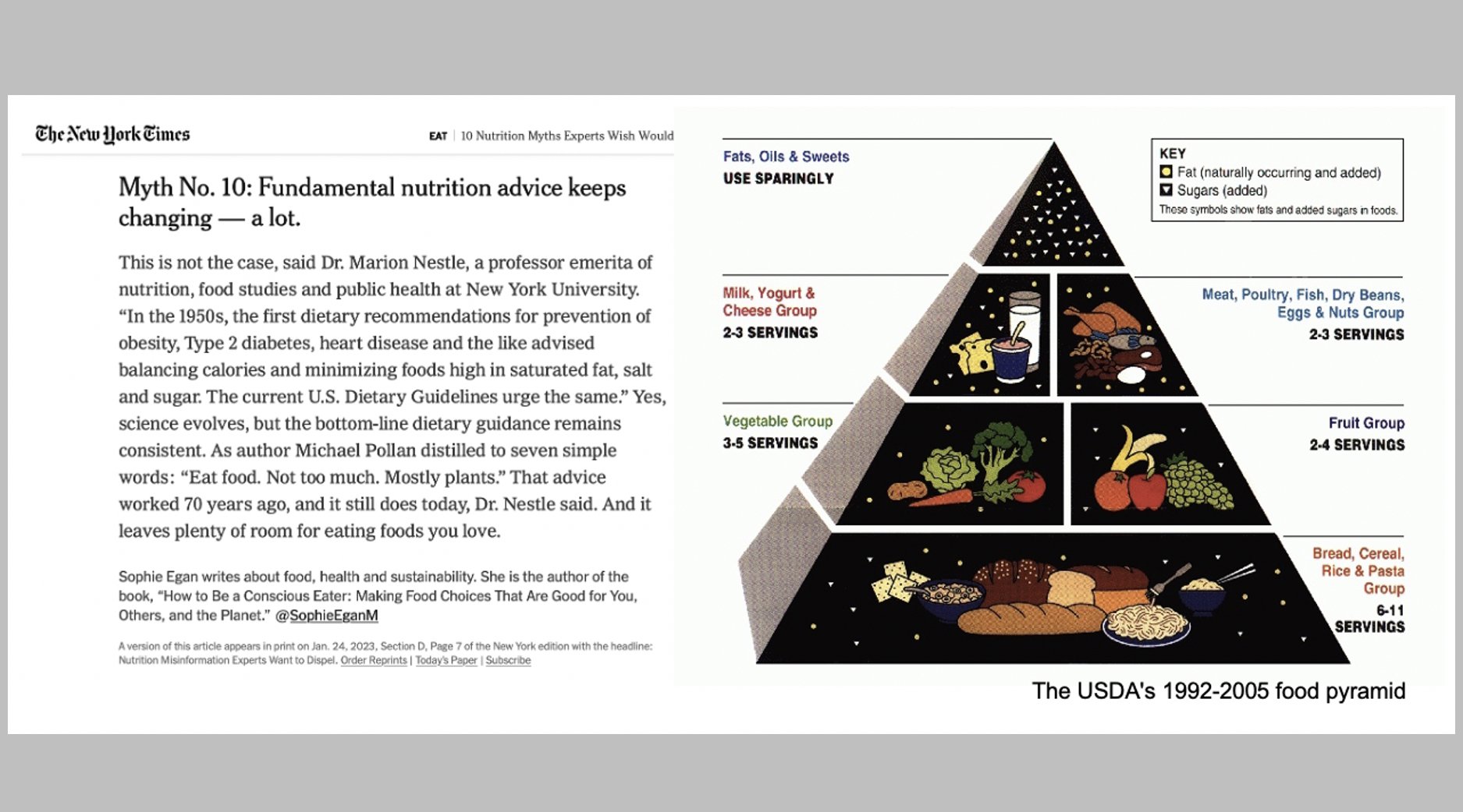 10 Nutrition Myths Experts Wish Would Die - The New York Times