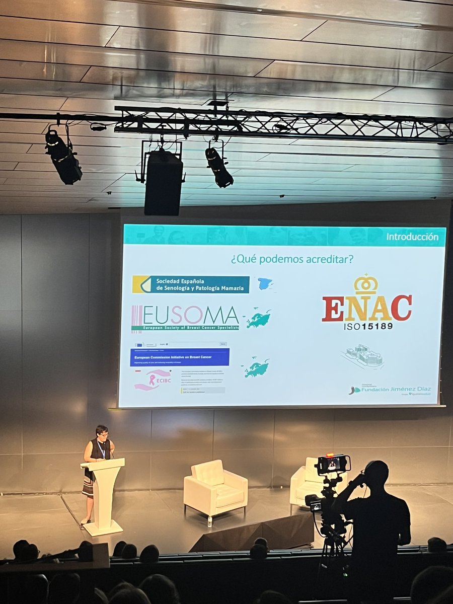 VirginiadeLucas's tweet photo. Acreditaciones de las unidades de Patología Mamaria, un gran avance en nuestros centros, un gran beneficio para nuestros pacientes,
@AliciaCazorla del @Hospital_FJD #SEAP2023S https://t.co/xJ9yWcUqsF