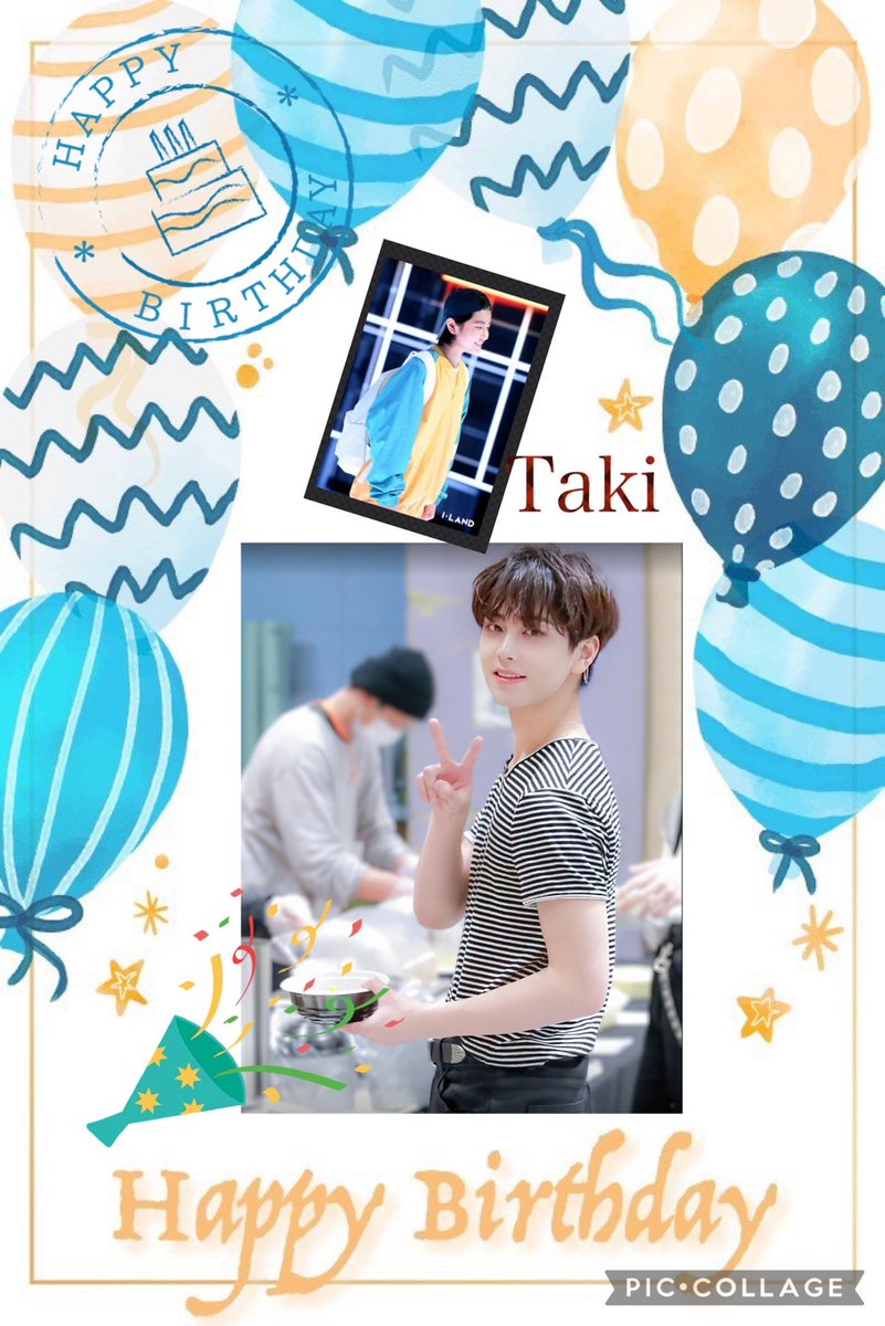 0316midori1's tweet photo. タキくんお誕生日おめでとう🎁🎂🎉
I-LANDでは若くて心配だったのに、どんどん素敵になっていくタキくん💕ピュアな笑顔で癒されています。この一年タキくんが充実した日々になります様に！ケイタキは永遠にね💚
#TA_KI #andTEAM_TAKI_DAY 
#andTEAM_TAKI #TAKI_BRITHDAY https://t.co/W0k4Yl7Rpd