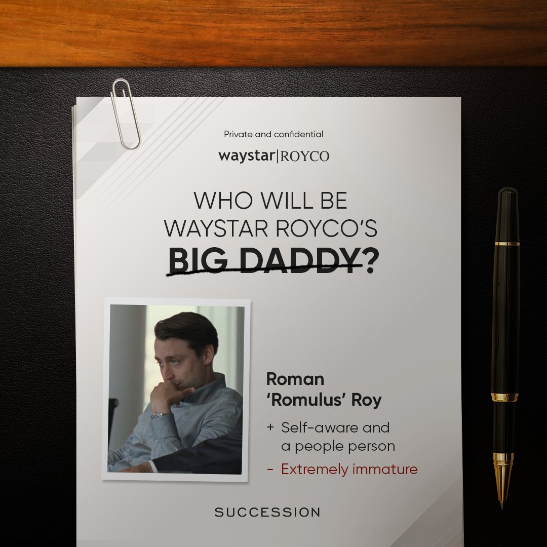 HBOAsia's tweet photo. Now that the big fish is gone, who will take the seat as #CEO of #WaystarRoyco?
Watch #Succession #Season4 every Monday on #HBOGO to find out! https://t.co/SnLpicKPIA