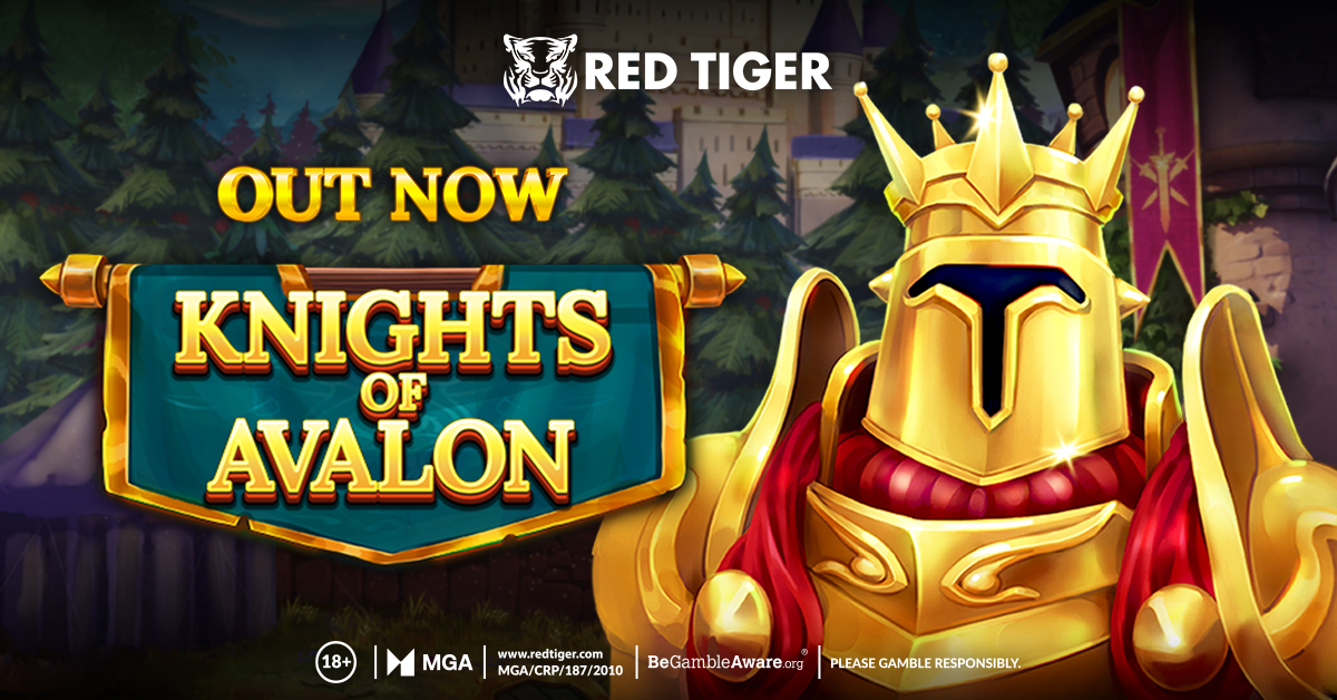 RedTigerGaming's tweet photo. Embark on a medieval adventure with Red Tiger’s Knights of Avalon! Spin the reels and make history as the mighty Knights go on a battle! ⚔️🛡️
⚔️ 👉 https://t.co/nk41YNTYXx
#OutNow #RedTiger #Slot #KnightsofAvalon
🔞 https://t.co/xJTqWMaQ4W https://t.co/xWJYSsC5ys