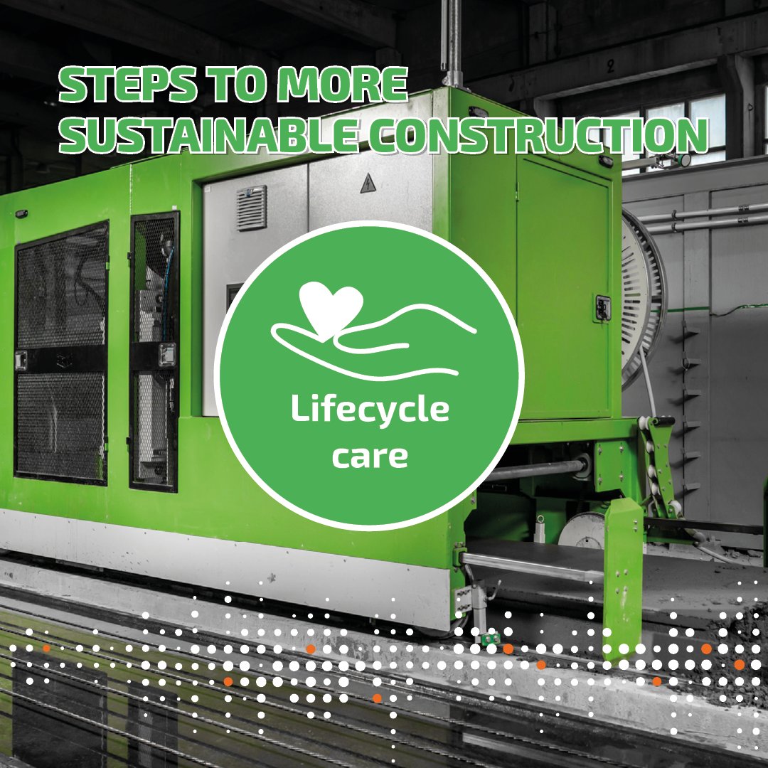 Taking good care of production equipment is essential to increasing #sustainability in #construction. 
👣 A carbon footprint evaluation calculates the greenhouse gas emissions caused by #precast production and helps find ways to decrease them.