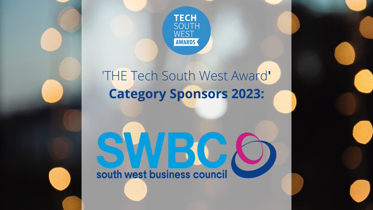 swbctweets's tweet photo. We're thrilled to announce that we'll be sponsoring THE Tech South West Award at @TechSWofficial Awards 2023 π This award celebrates the winner of all winners in the South West's tech scene, across all other categories. Stay tuned for updatesβ¦ #TechSWAwards https://t.co/LVEOePaUE5