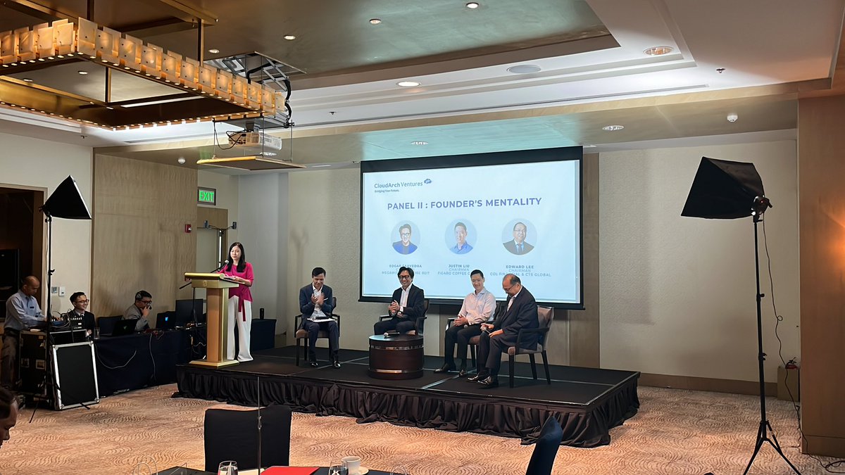 CloudarchGroup's tweet photo. Our second panel discussion will give us a peek into the Founder’s Mentality. Our speakers are business owners who have taken the leap and gone public. Facilitating the second session is COL President and CIO, Marvin Fausto https://t.co/5UnNOyfLbT