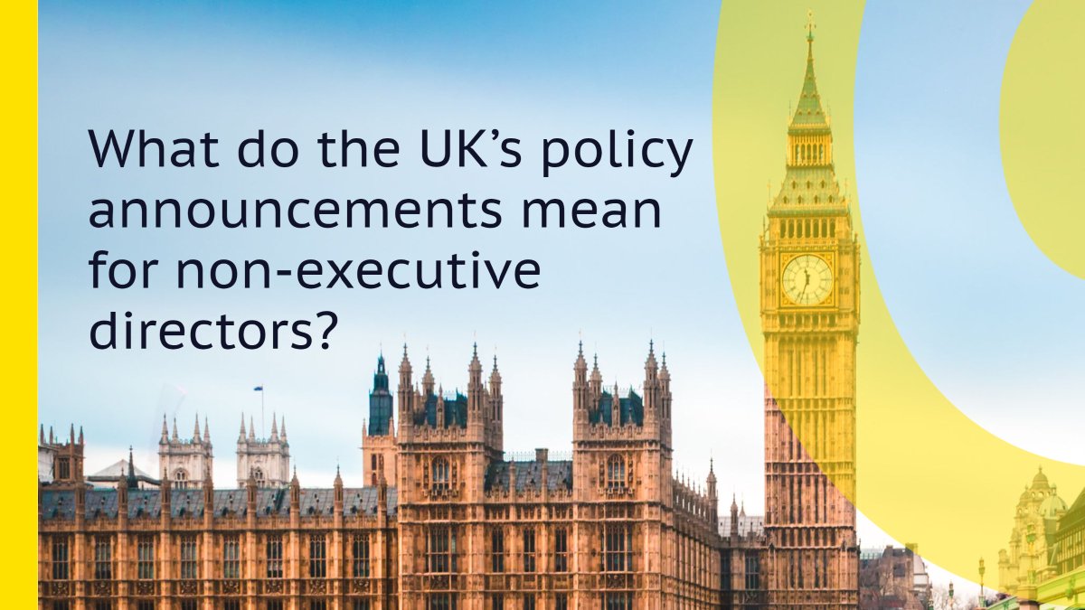 We’ve summarised the key messages and implications for #NonExecutiveDirectors from the UK #Government’s latest #climate and #energy policy commitments.

Have a read: bit.ly/3LzAgHp