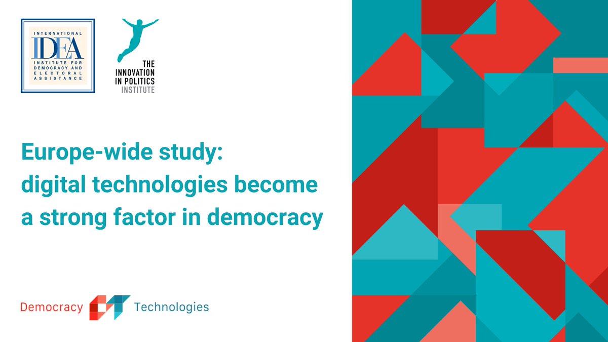 📢 A new report on #democracy technologies is out now! Discover the latest insights on online participation, deliberation & voting in #Europe in the first report of its kind, published by @politicsawards & @Int_IDEA. ➡ Get the full report here: democracy-technologies.org/report-2023