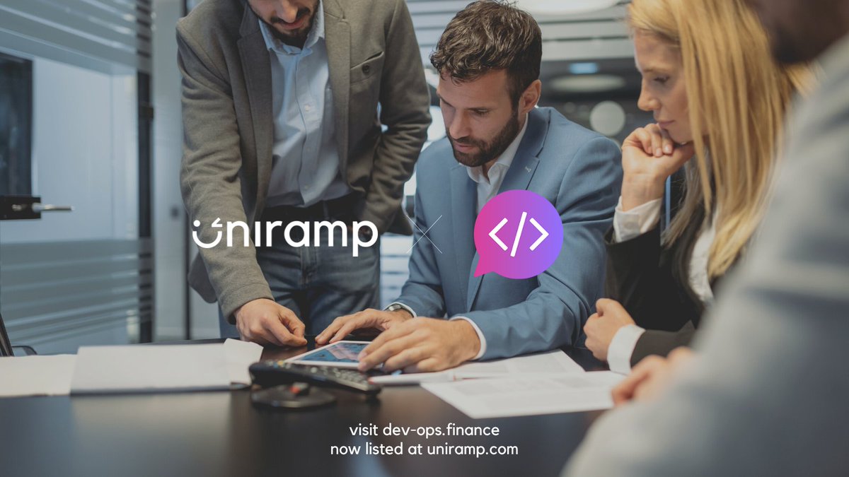 uniramp's tweet image. DevOps Token is now listed at Uniramp! 🎉

@DevOps_Token is the world’s first software that will continuously give improvements to code during the development and operations phase of any application.

Buy $DEV fast and easy - uniramp.cc/beta