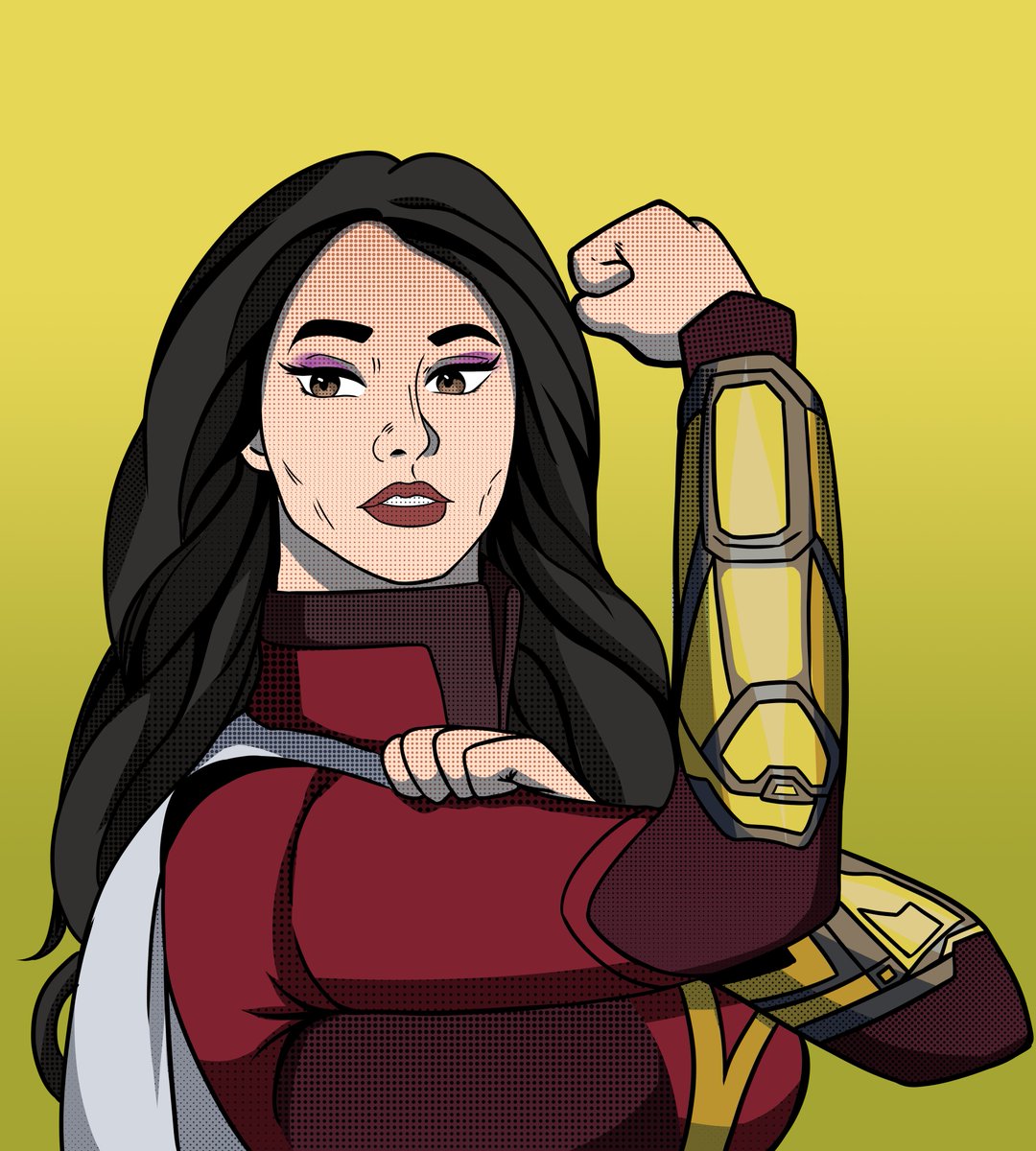Thanks so much to <a href="/Savage_Yannah/">☕🌒Yannah🌘☕✨</a> for the awesome work on this Mary Marvel piece! She looks great ❤️⚡️ #ShazamFuryOfGods