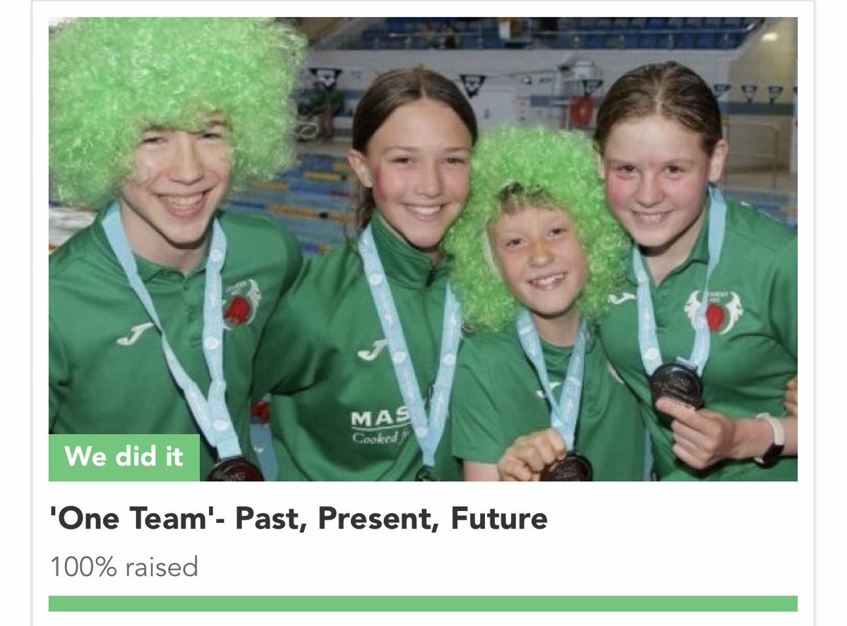 📢📢 We did it-we met (&amp; exceeded!) our 10k target!!🎉🎉
Thank you to everyone who supported our @SportNINet  #ProjectReboot Activate Project-it really was a team effort!!🙌 All money raised will be invested into the future development of our club #TeamLeander 🟢🔴⚪️🏊🏻‍♂️🏊‍♀️
