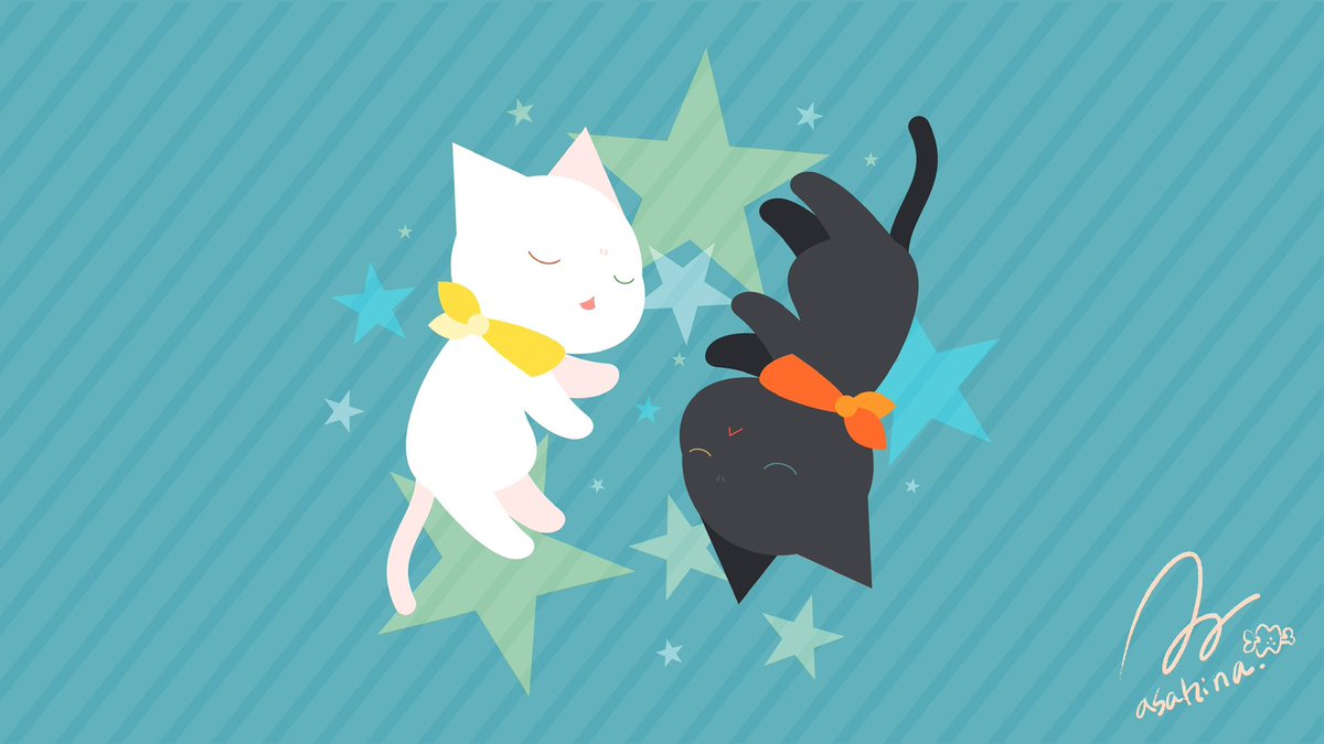 「スヤスヤねこちゃんず。」|あさひな。のイラスト