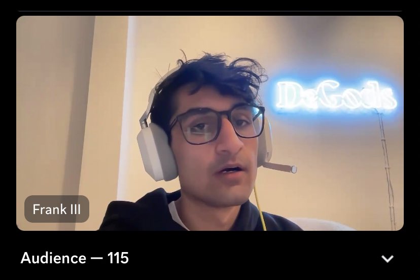 Frank just held a Late Night AMA. 

I listened so you didn’t have to 

Here’s the Alpha 🧵