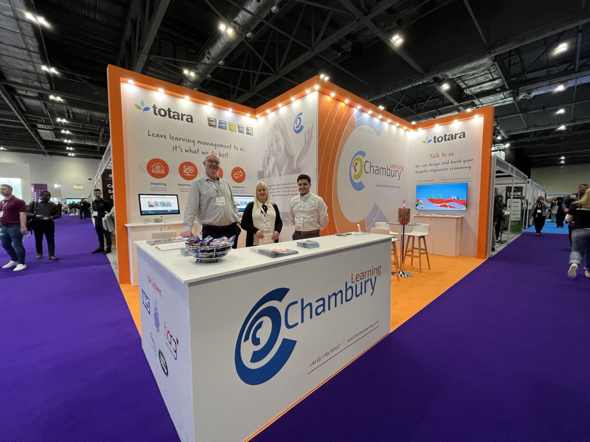ChamburyLS's tweet photo. Make sure you come and chat with Team @ChamburyLS at #LTUK23 if you want to know more about how we can help you with @totaralearning
Stand A40, right next to the Totara Cafe. https://t.co/zgilENwQTC