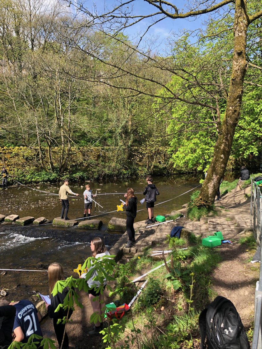 BCOldham's tweet photo. Yesterday our Year 10 Geographers were out studying changes along the River Tame as part of their GCSE fieldwork. There were LOTS of wet feet and muddy socks but at least the sun was shining, which helped them all dry out! #proudtobeblue #lovefieldwork https://t.co/zEJI14U1P9