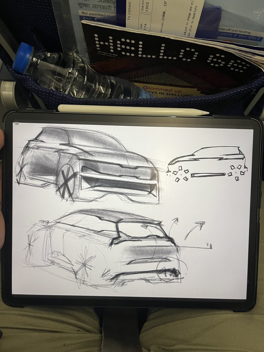 SalkeSourabh's tweet photo. Quick sketches
#cardesign #cardesignworld #cardesigndaily #indiancardesigners #automotivedesign #automotivesketch #simkom #simkomdotcom #carbodydesign #grandtheftauto #RockstarGames #Tesla https://t.co/bwJSXJH4w8
