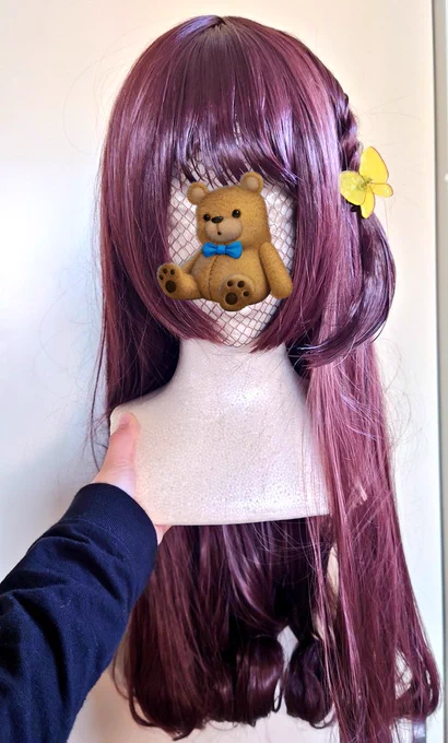 灯花ちゃんウィッグ出来たかも……!