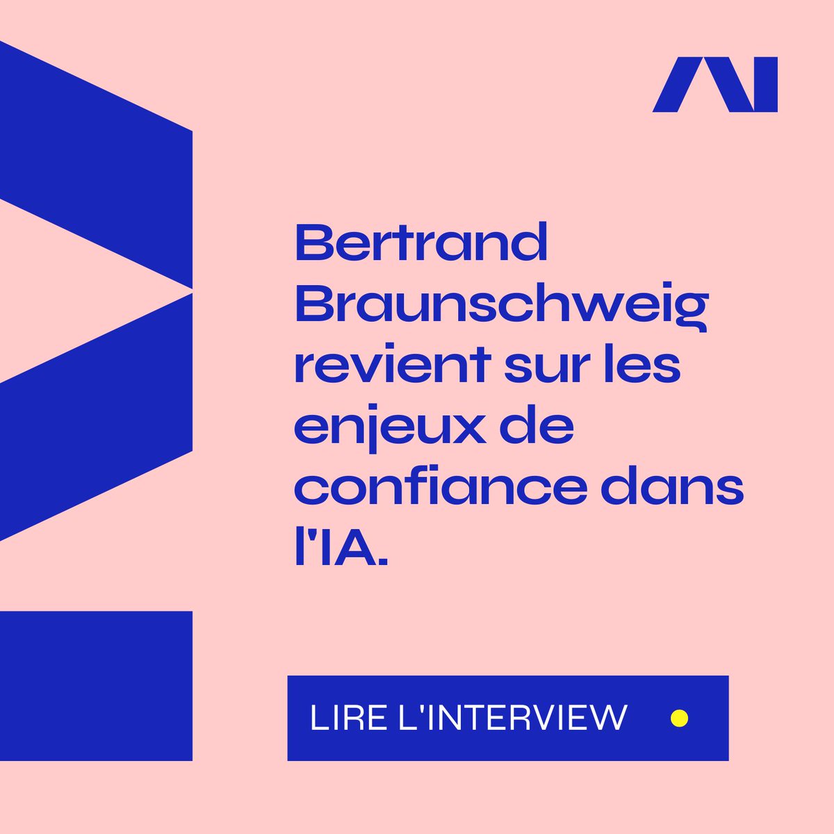 PositiveAI__'s tweet photo. [#PositiveAIExperts] Pour #PositiveAI, Bertrand Braunschweig, membre du comité d'experts en IA et éthique de notre initiative et Coordonnateur scientifique du projet @ConfianceAI revient sur la question de la confiance en #IA

À lire sur notre site 👉🏻 : https://t.co/LgDYKqz8J2 https://t.co/sFswQA6mjX