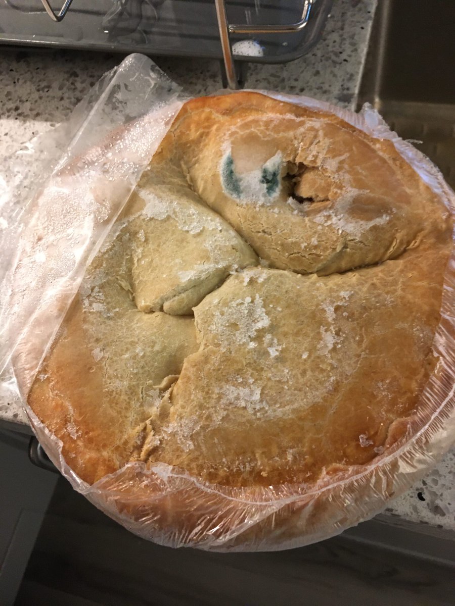 Grumpy_Guys's tweet photo. "Last week I purchased a frozen strip Swiss Chalet pie. However when I open the package there was a rotten  section that was on the top of the pie, so I obviously didn’t make it."

https://t.co/EytGRu6O3b https://t.co/bHWL2dPxKd