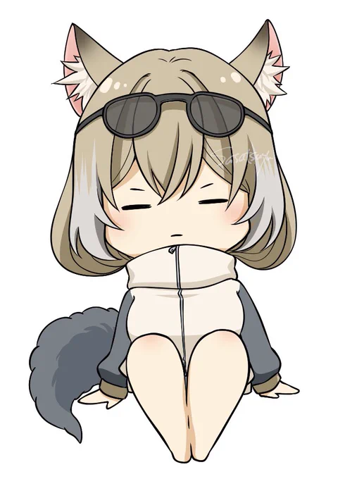 みみけ新刊用に描いた狐ちゃんこれそのうちアクキーでも作ろかな…
