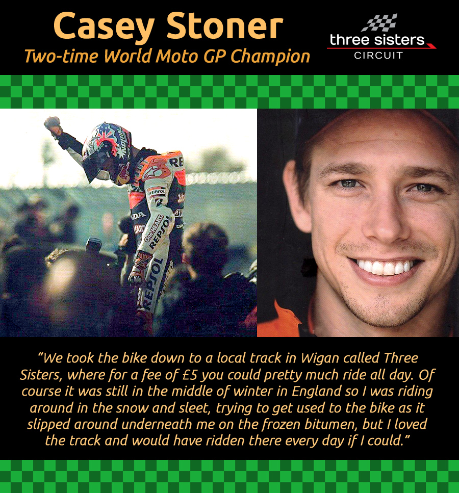 3SistersRace's tweet photo. 💥 BEFORE THEY WERE FAMOUS: Casey Stoner 💥
Australian Casey Stoner raced motorbikes from a young age and moved to the UK to pursue a racing career. He contested the national 125cc GP championships in Britain and Spain, winning the English 125cc Aprilia Championship in 2000. https://t.co/mKnSsT0Cn1