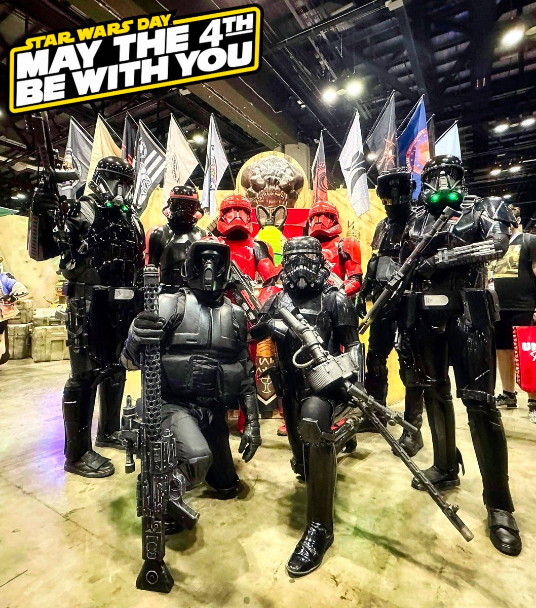 501stSpecOps's tweet photo. Pssss! This #SpecOps team wishes you a very happy May The 4th… from the shadows
Because what are we?
Swift-Silent-Relentless
May The 4th be with you all!”
#SwiftSilentRelentless #501stlegion #501stspecops #shadowtrooper #sithtrooper #deathtrooper #shadowscout #novatroopermedic https://t.co/ND1JxSZpY3