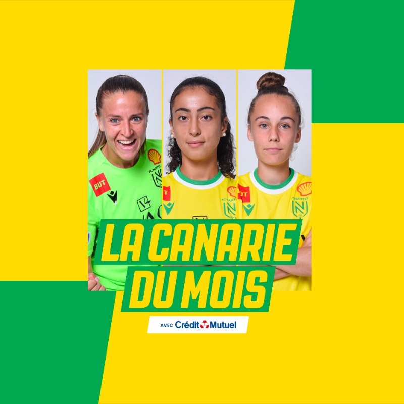 FCN_Feminines's tweet photo. 🗳 Élisez votre 𝗖𝗮𝗻𝗮𝗿𝗶𝗲 du mois d'avril by le @CreditMutuel !

🇫🇷 @melocars
🇫🇷 @jadnsi
🇫🇷 Juliette Mossard