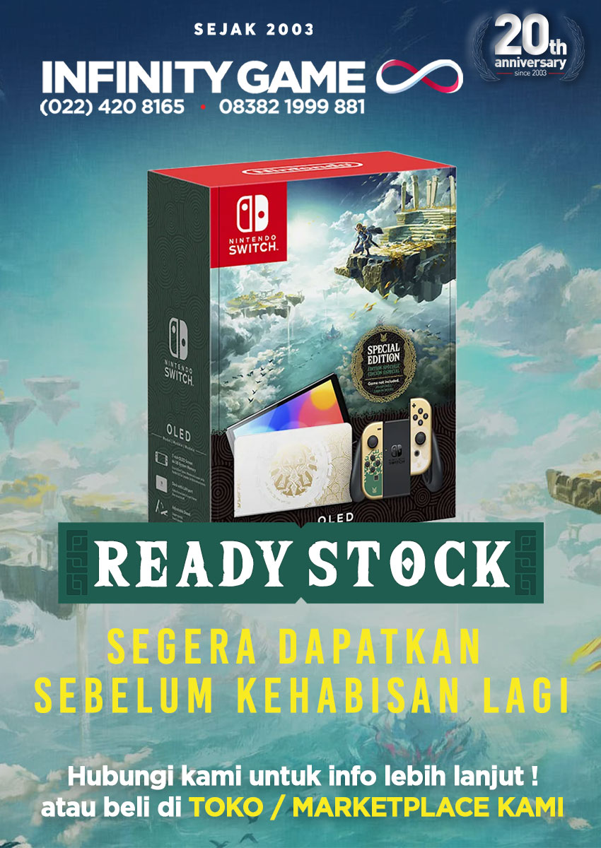 InfgameB's tweet photo. Ready Stock
Nintendo Switch OLED ZELDA TEARS OF THE KINGDOM EDITION

Pemesanan : 

Tokopedia : https://t.co/BWB9Wc1CiK
Blibli : https://t.co/3a32mwRmuF
Shopee : https://t.co/QUnKd25IR8
#chindo #aespa #SEAGames2023 #onsu #kimkai #respectjungkook #ZIHAO #SECRETNUMBER #bumn #HARAM https://t.co/y8Qp6bTHGF